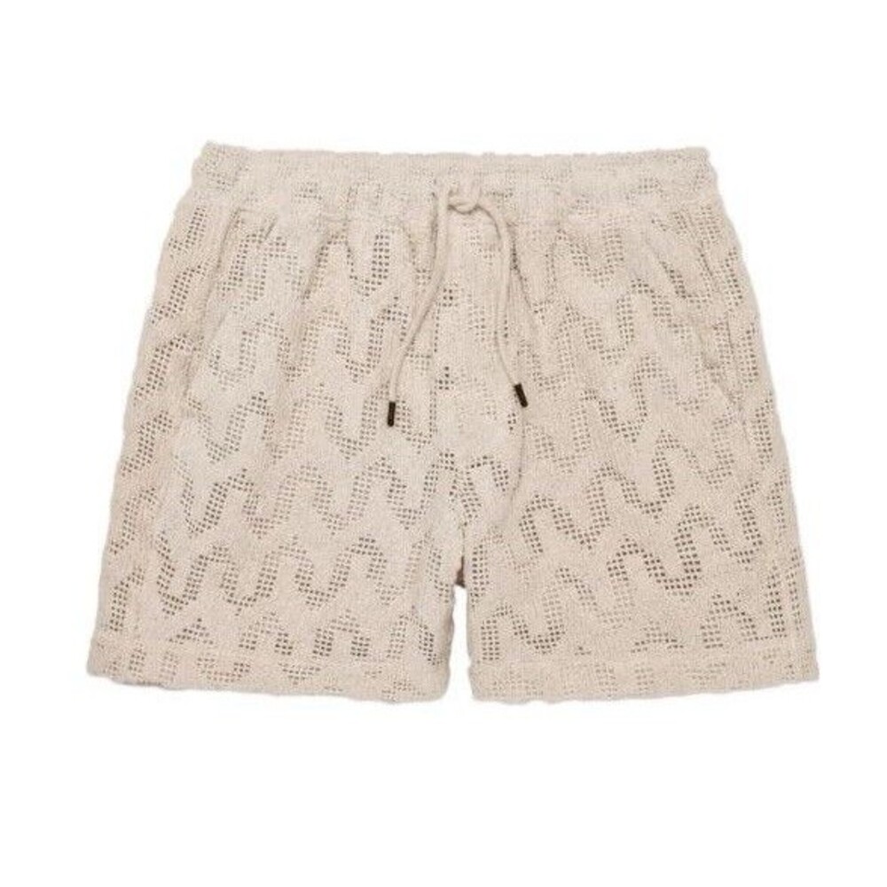 OAS Men’s Atlas Crochet Drawstring Shorts Large NWT
